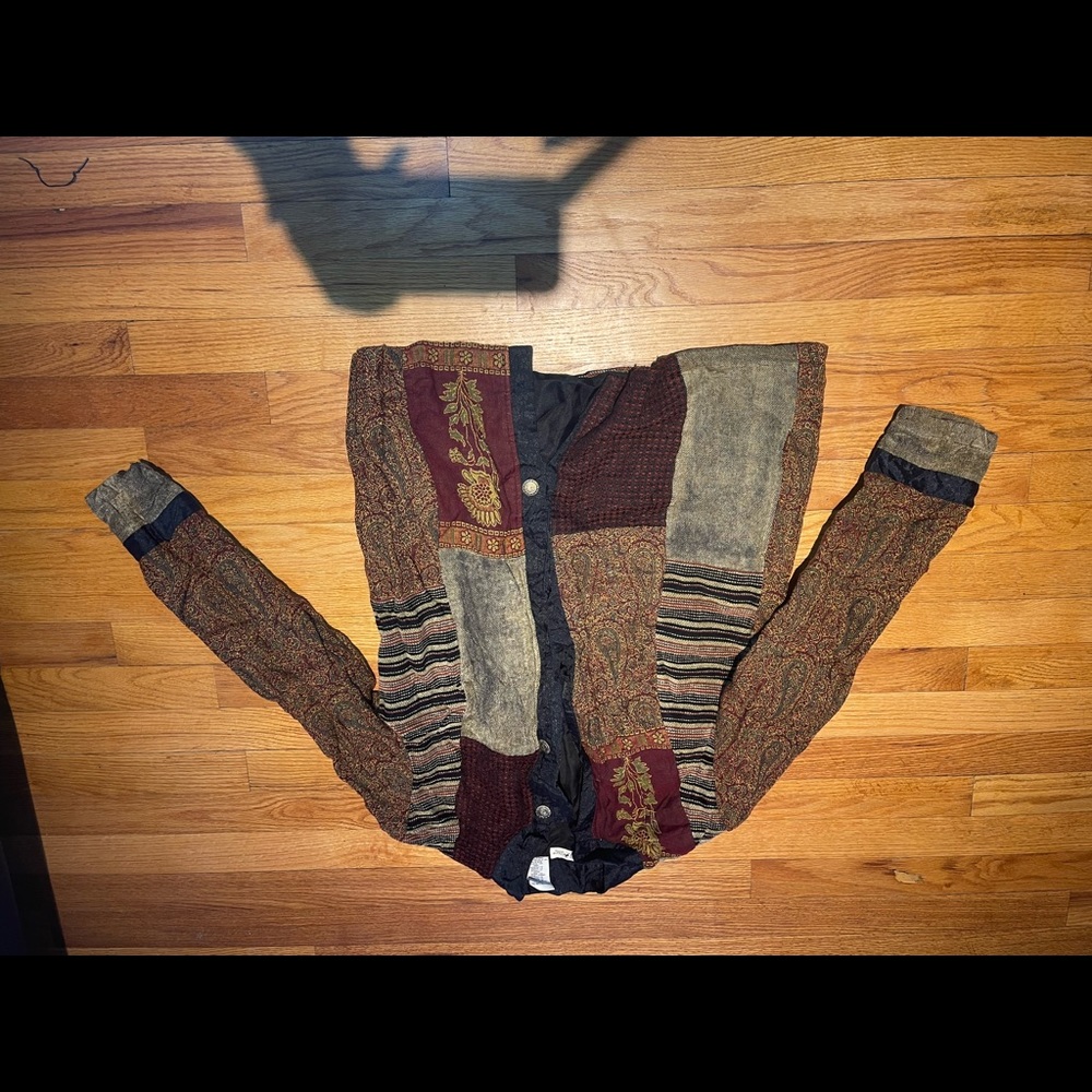 Multi pattern jacket